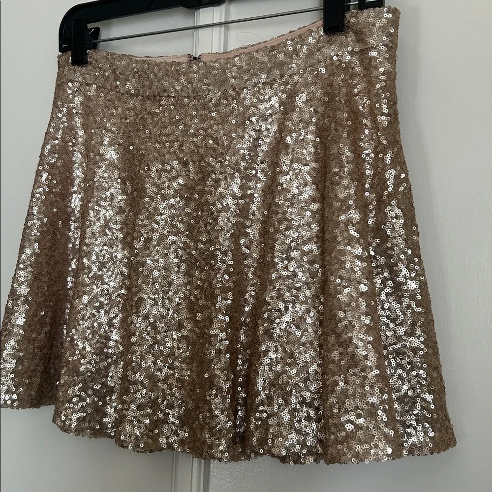 Sequin Mini Skater Skirt - M - Picture 2 of 6